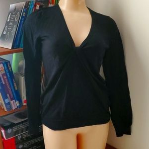 Gap Deep V Knotted Front Sweater, Small